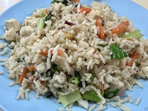 Tofu and veg fried rice   at Sri Brinchang in Tanah Rata