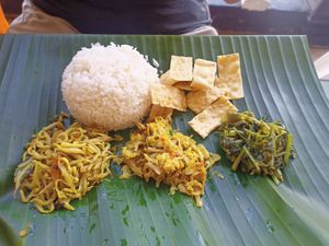 Vegetarian dish at Sri Brinchang in Tanah Rata