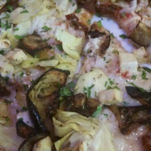 Vegan lovers!! at Basil Pizza in Newtown