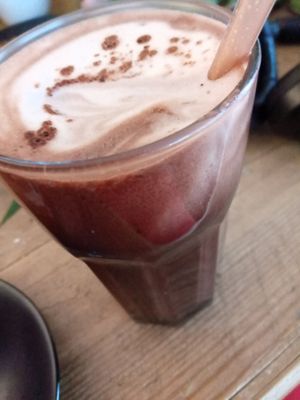 hot chocolate at gesund & süß in Cologne