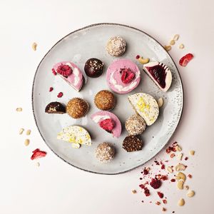 small selection of our product range at gesund & süß in Cologne