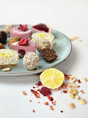 small selection of our product range at gesund & süß in Cologne