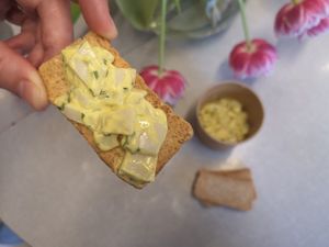 Eiersalat at Van Die Vegans in Hilversum
