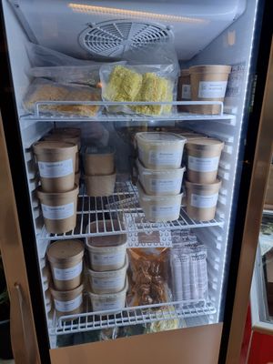 Fridge at Van Die Vegans in Hilversum