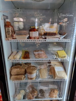 Fridge at Van Die Vegans in Hilversum