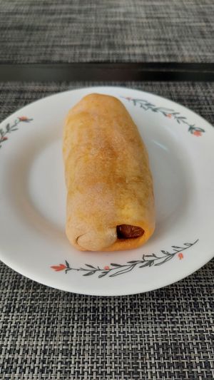 Enroladinho de salsicha at Espaço VHMOR in Sao Paulo