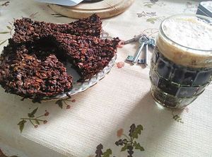 Alcohol is vegan, yay! (yay?)😄We don't usually have cakes anymore, either (whole fruit!!!) but if you wanna bake something, you're welcome to use our oven :) at The Vegan Anarchist Communal Kitchen in Esztergom