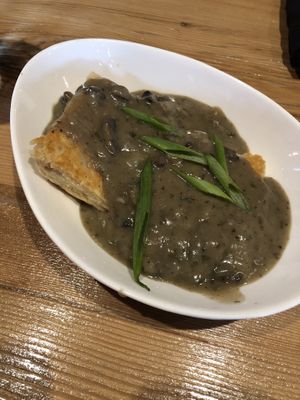 Vegan biscuits and gravy  at The People's Kitchen in Lansing