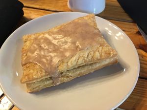 Vegan cinnamon pop-tart  at The People's Kitchen in Lansing