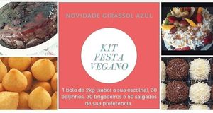 Pensando em fazer uma festa vegana? Entre em contato, e solicite um orçamento. 🍃💕💚 at Girassol Azul - Maybe closed in Sao Sebastiao