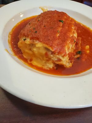 Lasagna at Mrs.Robino's in Wilmington