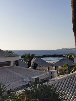 The view from the upstairs seating area at Vianello's in Tenerife