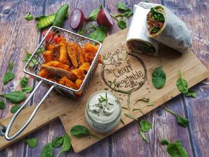 Seitan Shawarma at The Crazy Vegetable in Dublin