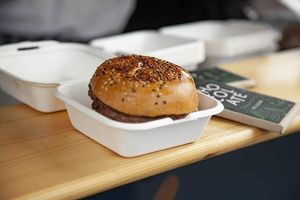 Improbable Plant Burger at The Crazy Vegetable in Dublin