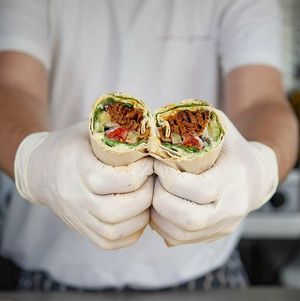 Seitan Shawarma at The Crazy Vegetable in Dublin