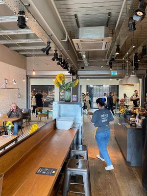 Interior at Crêpeaffaire in Leeds