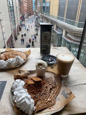 Crepes with a view! at Crêpeaffaire in Leeds