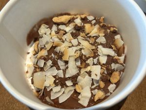 Chocolate Coconut Milk Base Pudding. Vegan & GF  at Flower Child in Las Vegas
