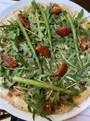 Seizoenspannenkoek vegan en glutenvrij  at Pannenkoekenschip in Assen