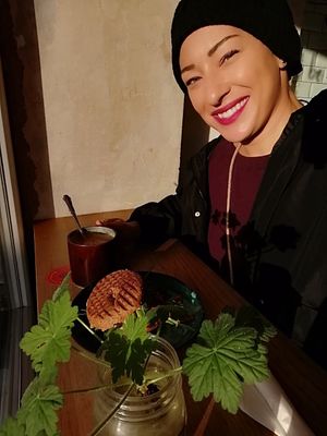 Bright window seats in the morning at Lina's Coffee in Dusseldorf