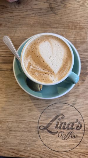   at Lina's Coffee in Dusseldorf