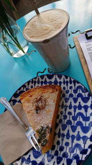 Carrot Walnut Cake at Lina's Coffee in Dusseldorf