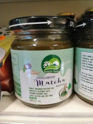 Vegan coconut match a tea at Indochina Supermarket in Assen