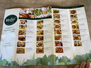 Menu page 1  at Melior 舒食馆 in Langkawi