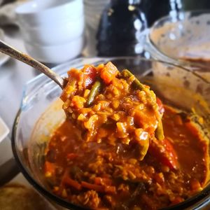 Cous cous witand Indian style curry at Melior 舒食馆 in Langkawi