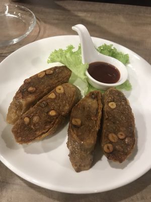 Veg rolls at Melior 舒食馆 in Langkawi