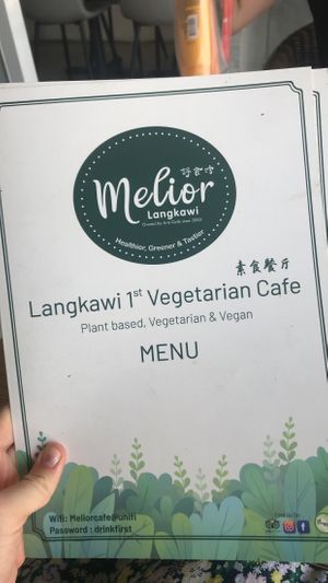 Menu  at Melior 舒食馆 in Langkawi