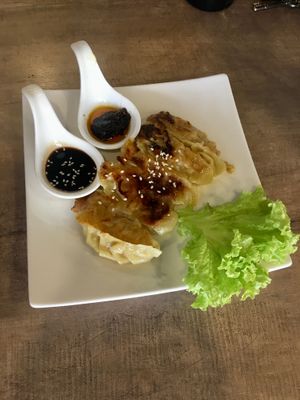 Veg gyozas at Melior 舒食馆 in Langkawi