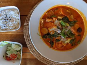 Red Curry (Vegan) at Kawin's Kitchen in Koh Samui