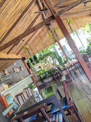 Interior at Kawin's Kitchen in Koh Samui