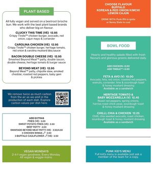 Auszug aktuelle Karte (26.06.2023) at BrewDog in Hamburg