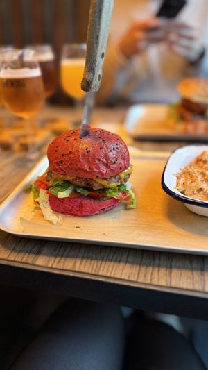 Chipotle Champ burger  at BrewDog in Hamburg