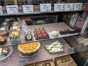 Everything marked V is vegan at Aurora Sweets in Korcula