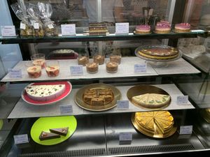 Selection case at Aurora Sweets in Korcula