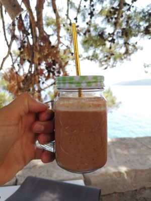 Choco smoothie vegan at Aurora Sweets in Korcula