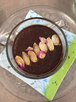 Veganes Snickers Mousse at Aurora Sweets in Korcula