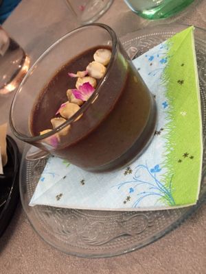 Veganes Snickers Mousse at Aurora Sweets in Korcula