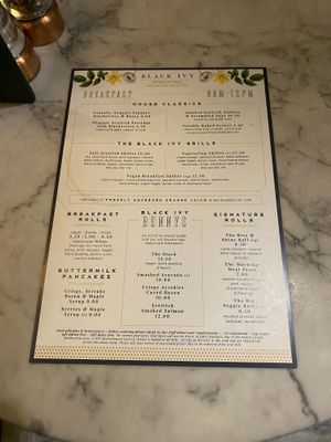   at Black Ivy in Edinburgh