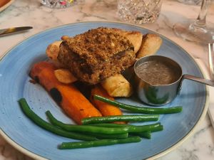 Nut roast at Black Ivy in Edinburgh