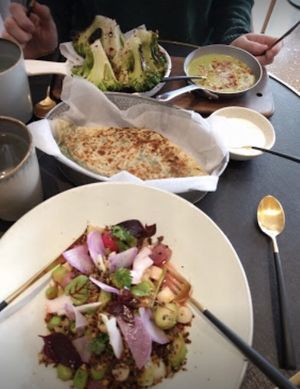 Lunch at Shirvan Cafe Metisse in Paris