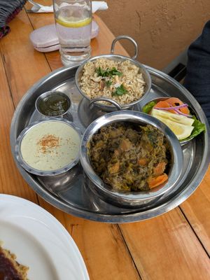 Daily special curry at Jyoti-Bihanga in San Diego