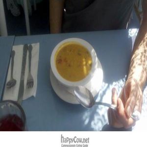 The Golden Vegetable Soup at Jyoti-Bihanga in San Diego