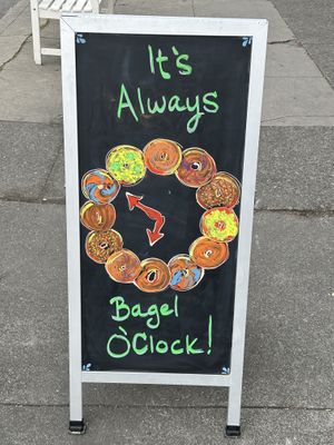   at The Bagel Mill in Petaluma
