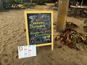 Restaurant entrance / Entrada del restaurante at La Sirena Nature Retreat in La Guajira