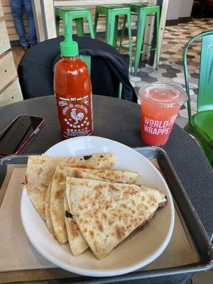 Yummy! Beyond Beef!   at World Wrapps in Santa Clara