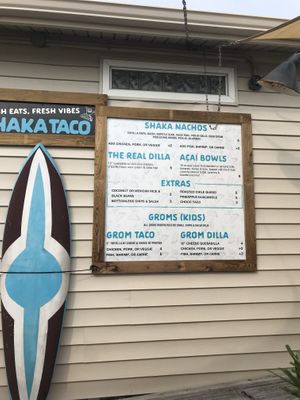 Menu 3 at Shaka Taco in Surf City
